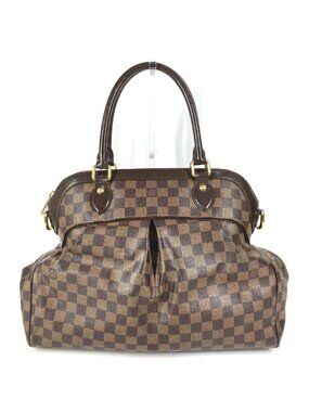 Louis Vuitton Handbag Trevi GM Damier Canvas Ebene Brown